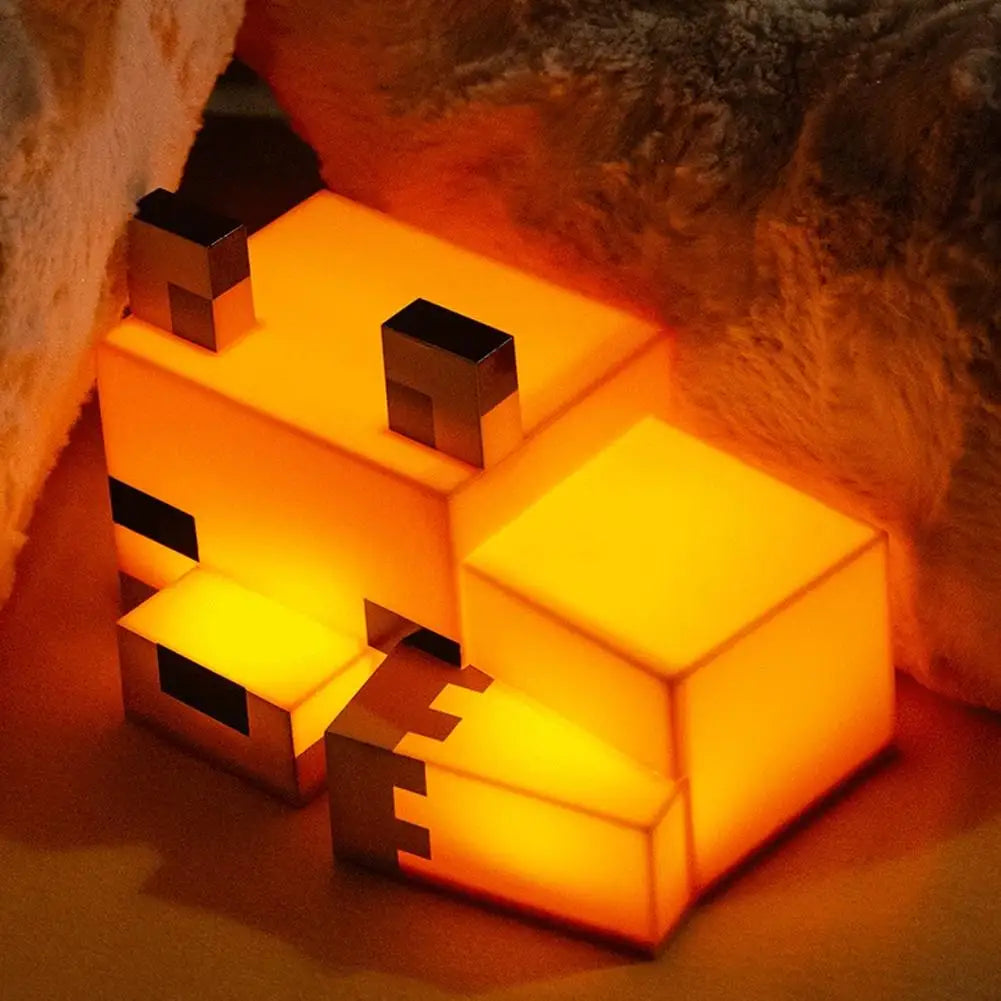 Cute Fox Night Light Soft Orange Glow